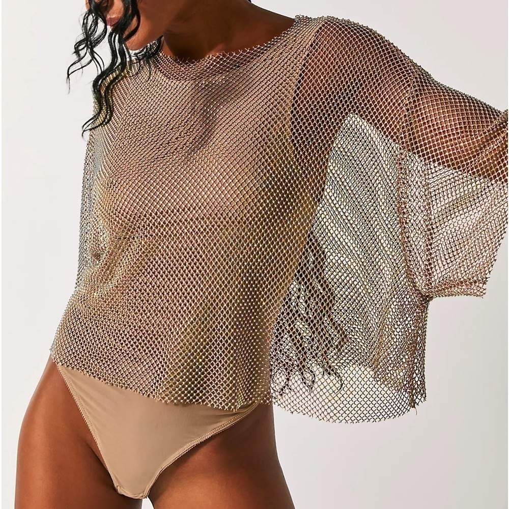 NWT Filter Finish Bodysuit, by Free People